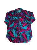None Abstract Print Blouse Vintage