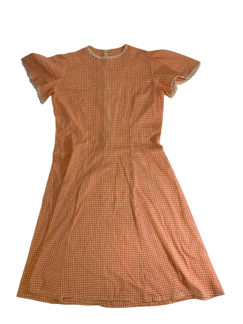 None Retro gingham dress Vintage