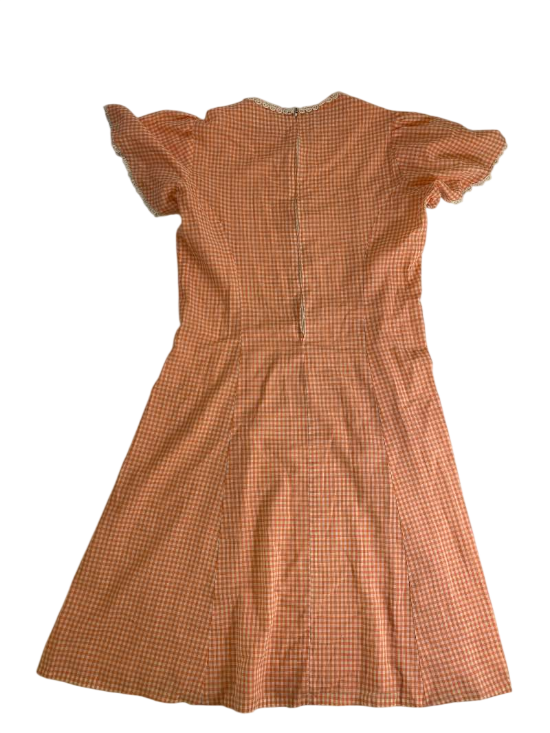 None Retro gingham dress Vintage