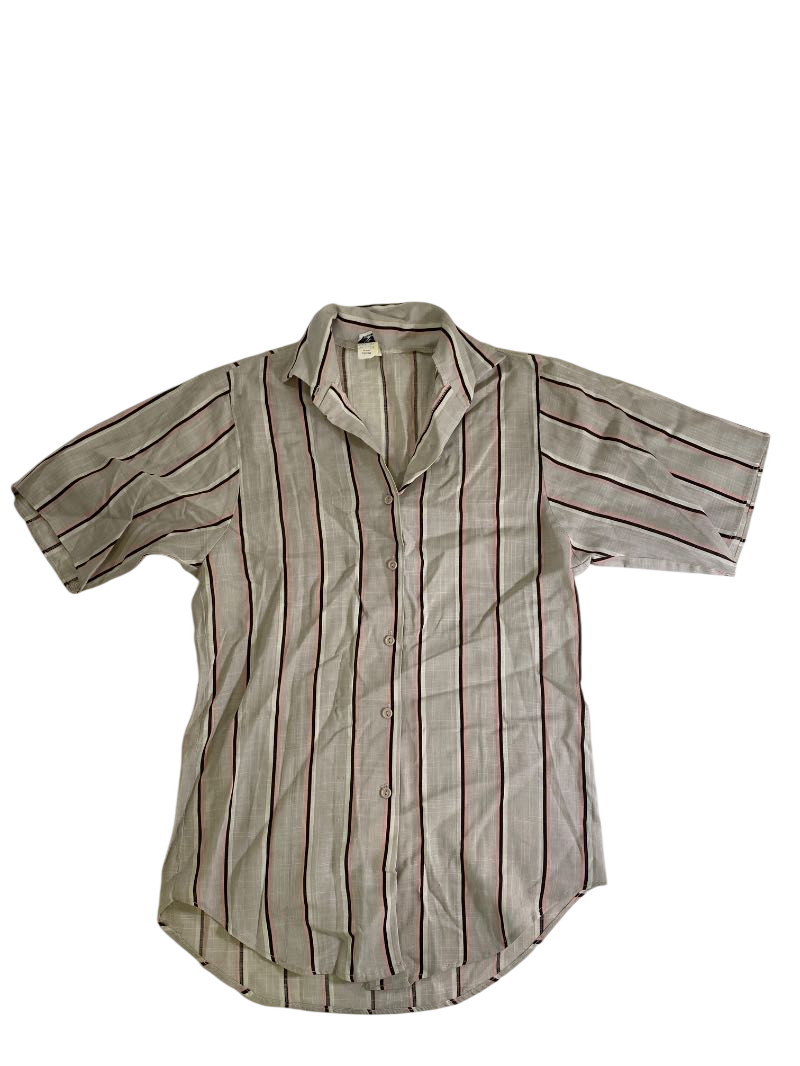 La Bene Striped Button-Up Shirt Vintage