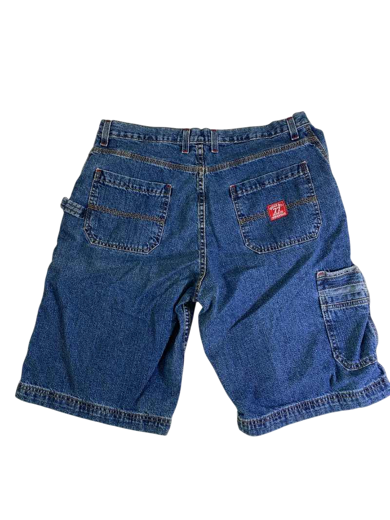 Bugle Boy Vintage Denim Cargo Shorts Vintage