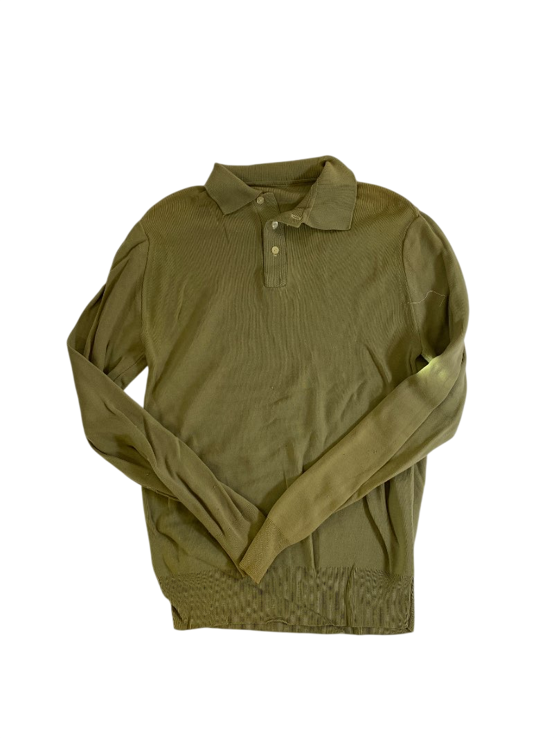 None Classic Polo Sweater Vintage