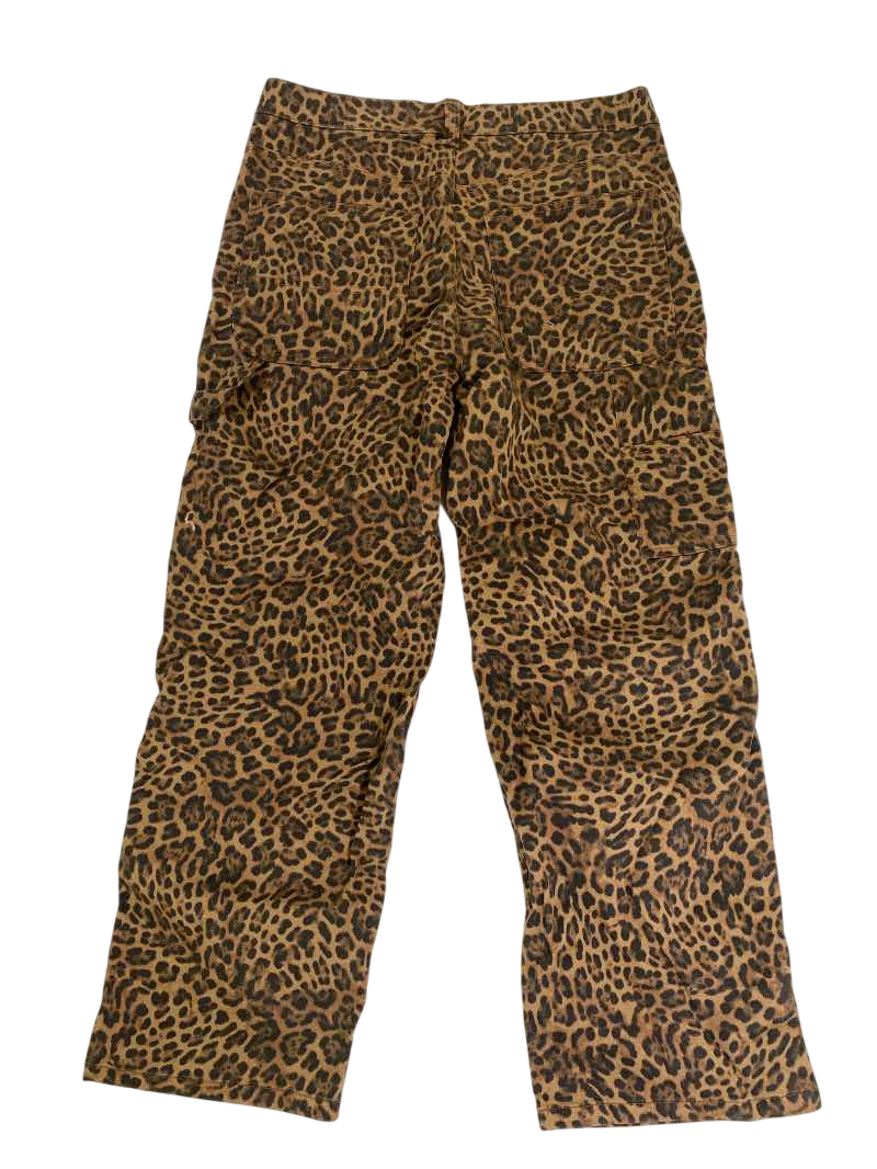Gap Animal Print Straight Leg Pants