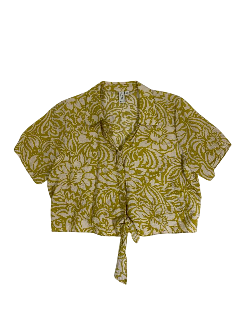 Joie  Short sleeve tie-front Short Sleeves