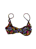 Lands’ End  Floral Bikini Top Swimwear