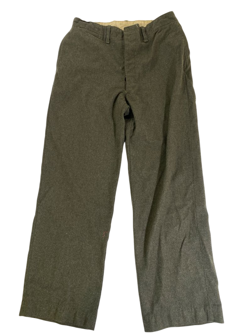 None Classic Wool Pants Vintage
