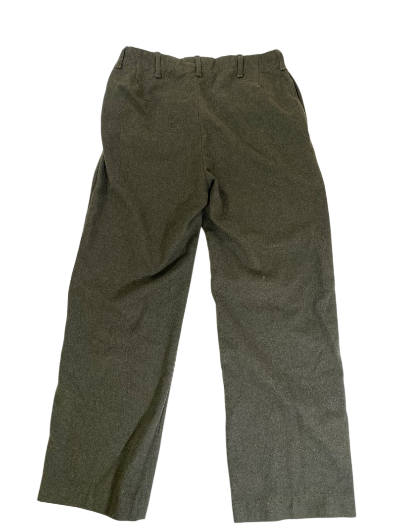 None Classic Wool Pants Vintage