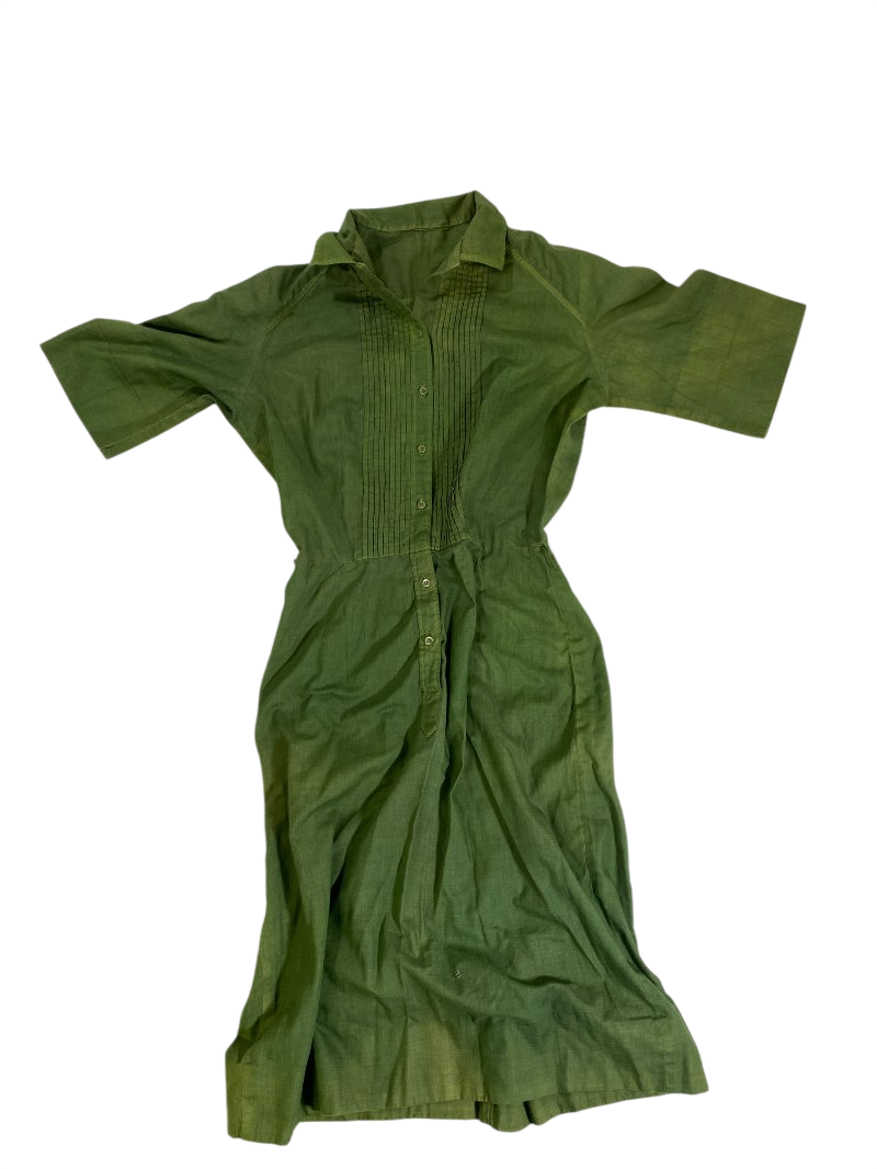 None  Vintage Shirt Dress Vintage