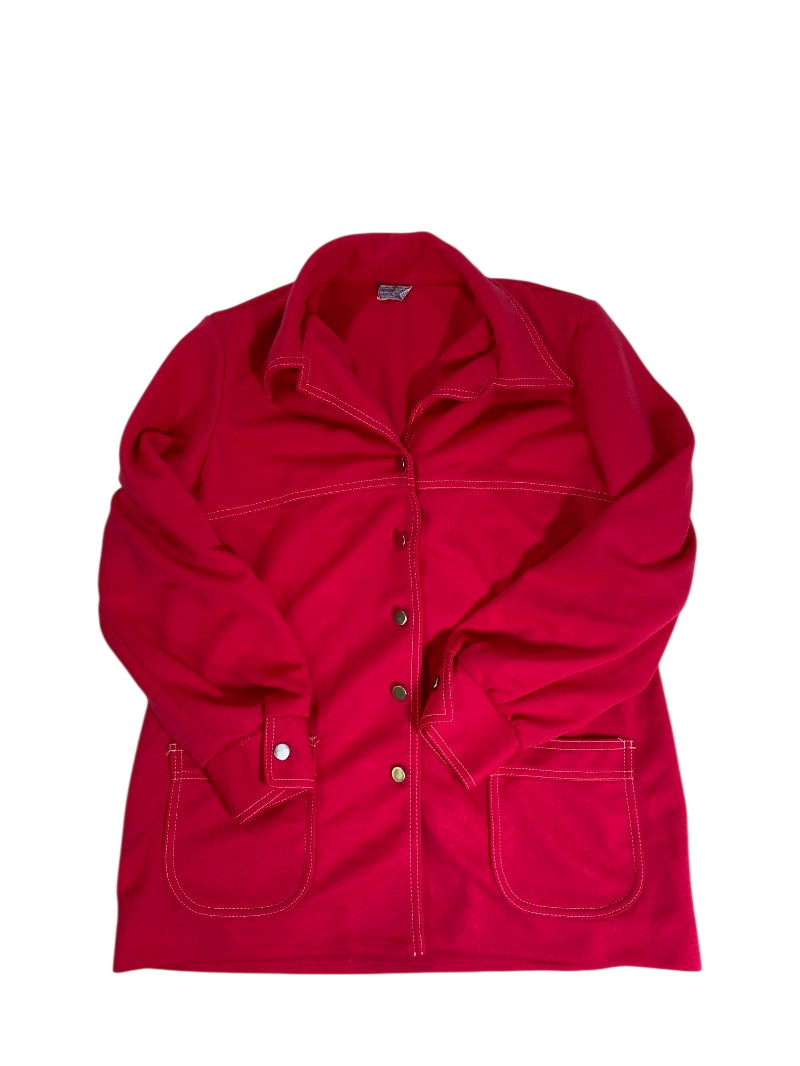 None Classic Button-Up Jacket Vintage