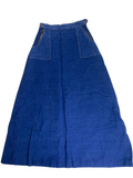 None Denim A-line Skirt Vintage