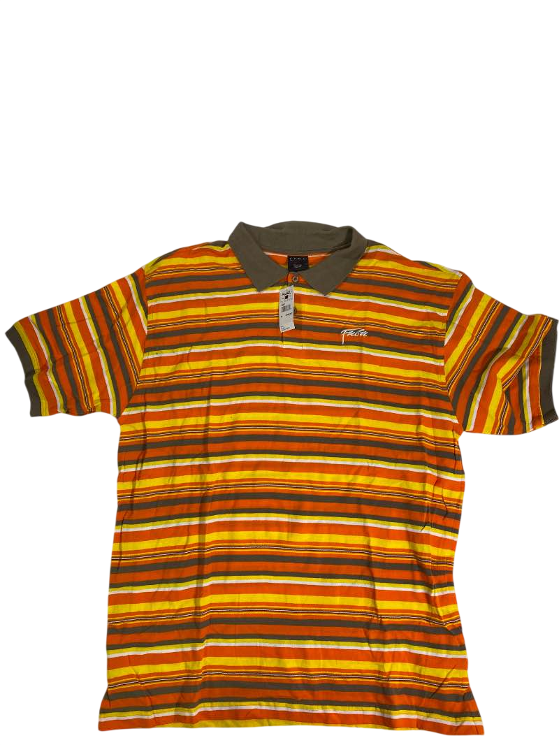 Fubu Vintage Striped Polo Vintage