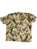 Paradise Found Tropical button-up shirt Vintage