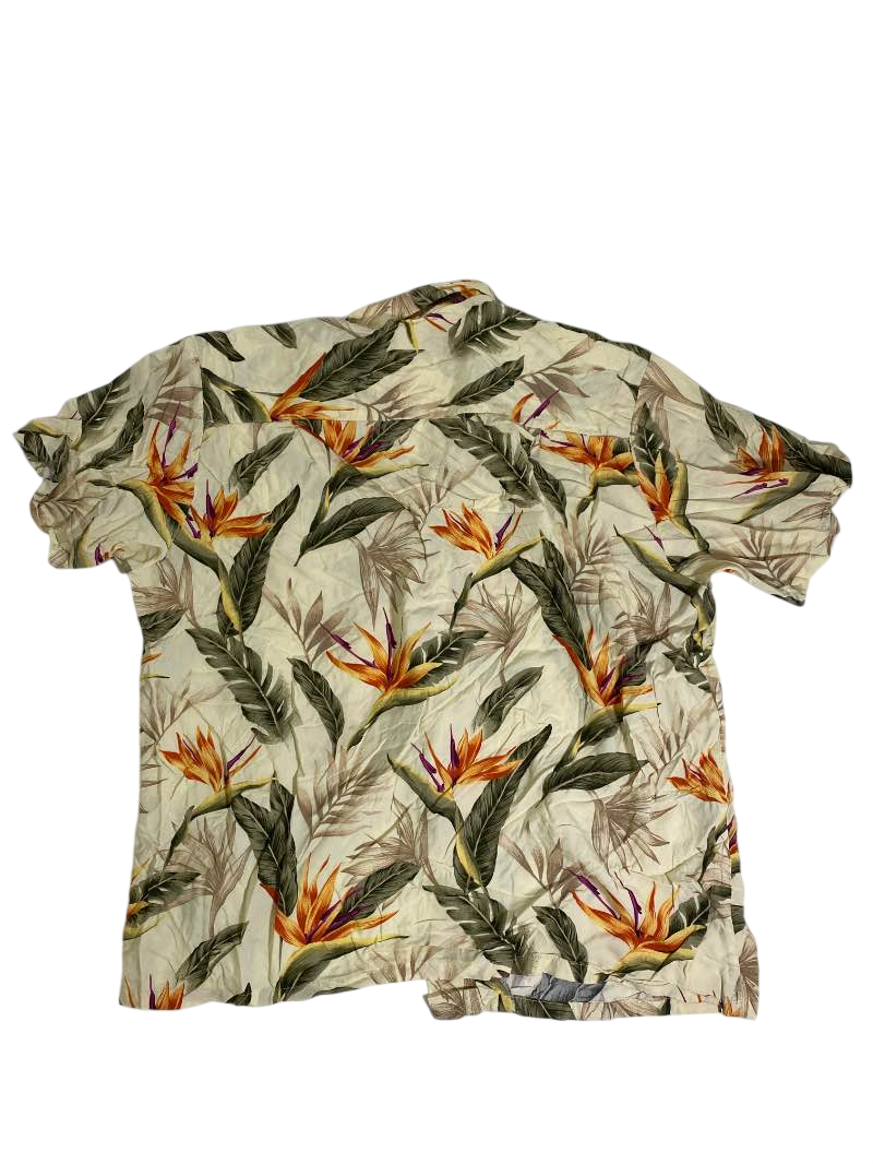 Paradise Found Tropical button-up shirt Vintage