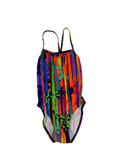 Adidas  Striped one-piece Swimwear
