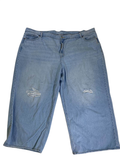 Old Navy Distressed Straight Leg Jeans