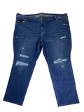 Old Navy Distressed Straight Leg Jeans