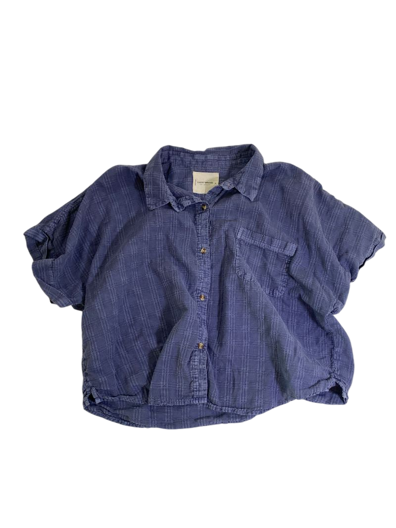 Lucky Brand Button-Up Shirt Short Sleeves