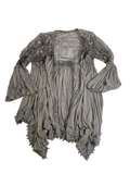 POL Lace Trim Cardigan Long Sleeves