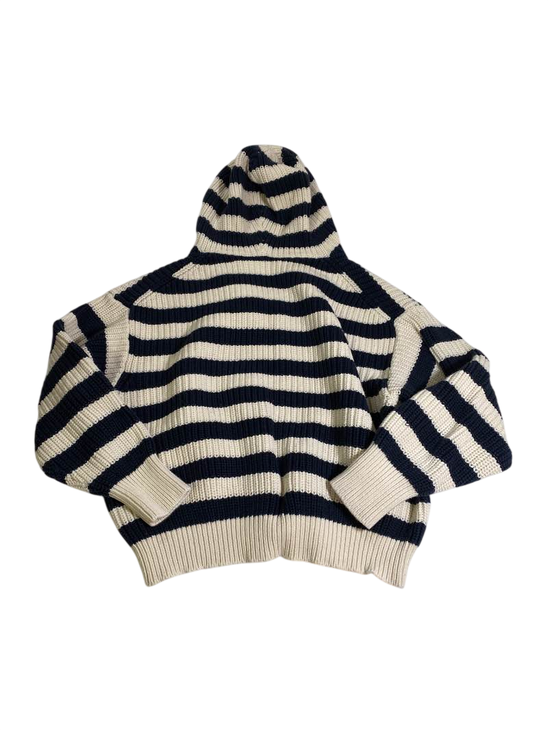 Zara Striped Hoodie Sweaters