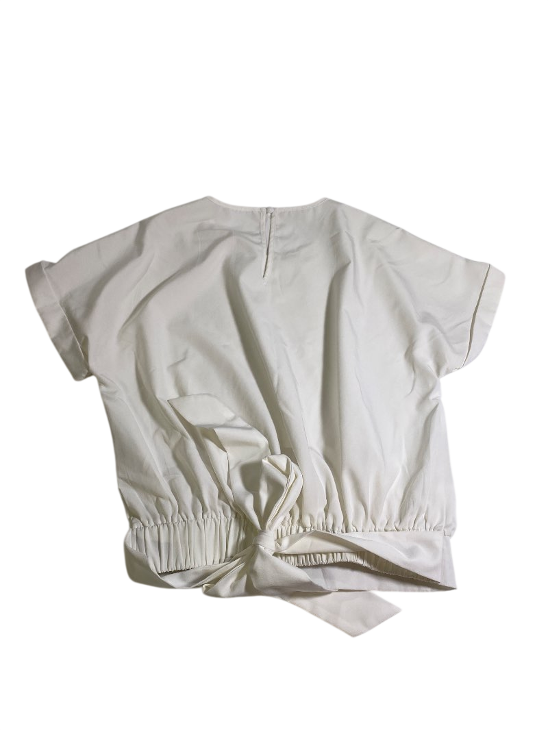 Shein Elastic Hem Top Short Sleeves