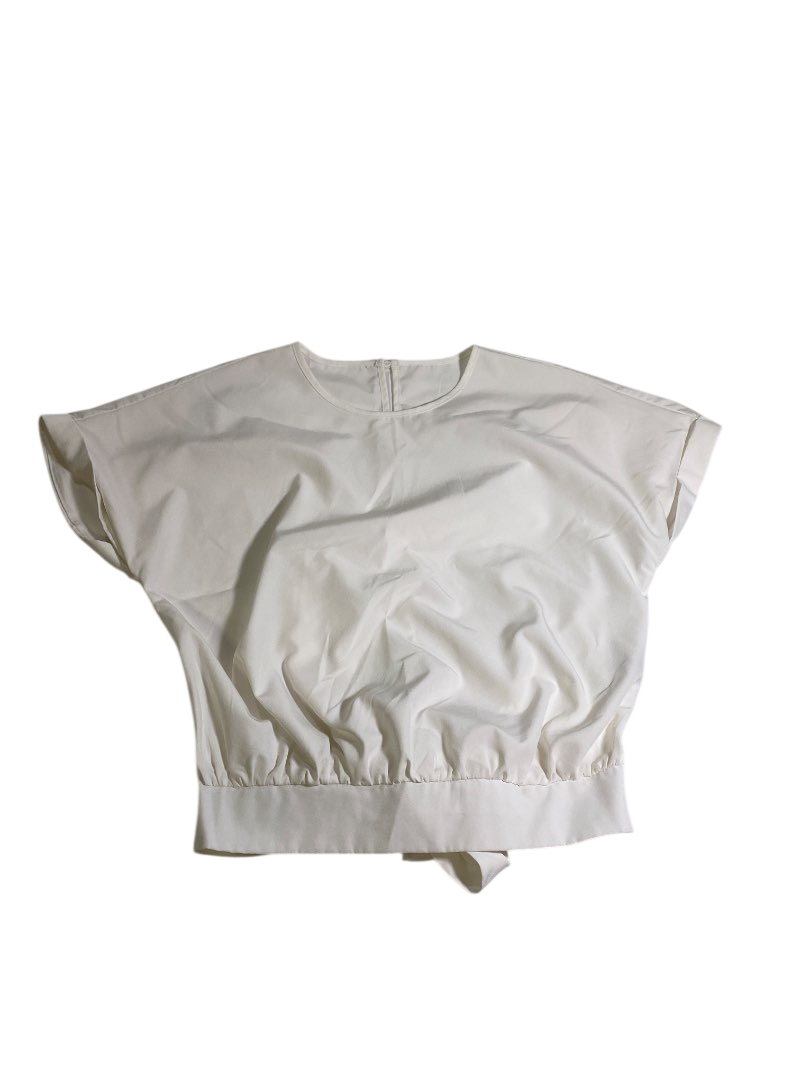 Shein Elastic Hem Top Short Sleeves