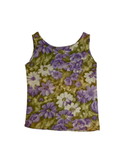 None Floral Tank Top Vintage