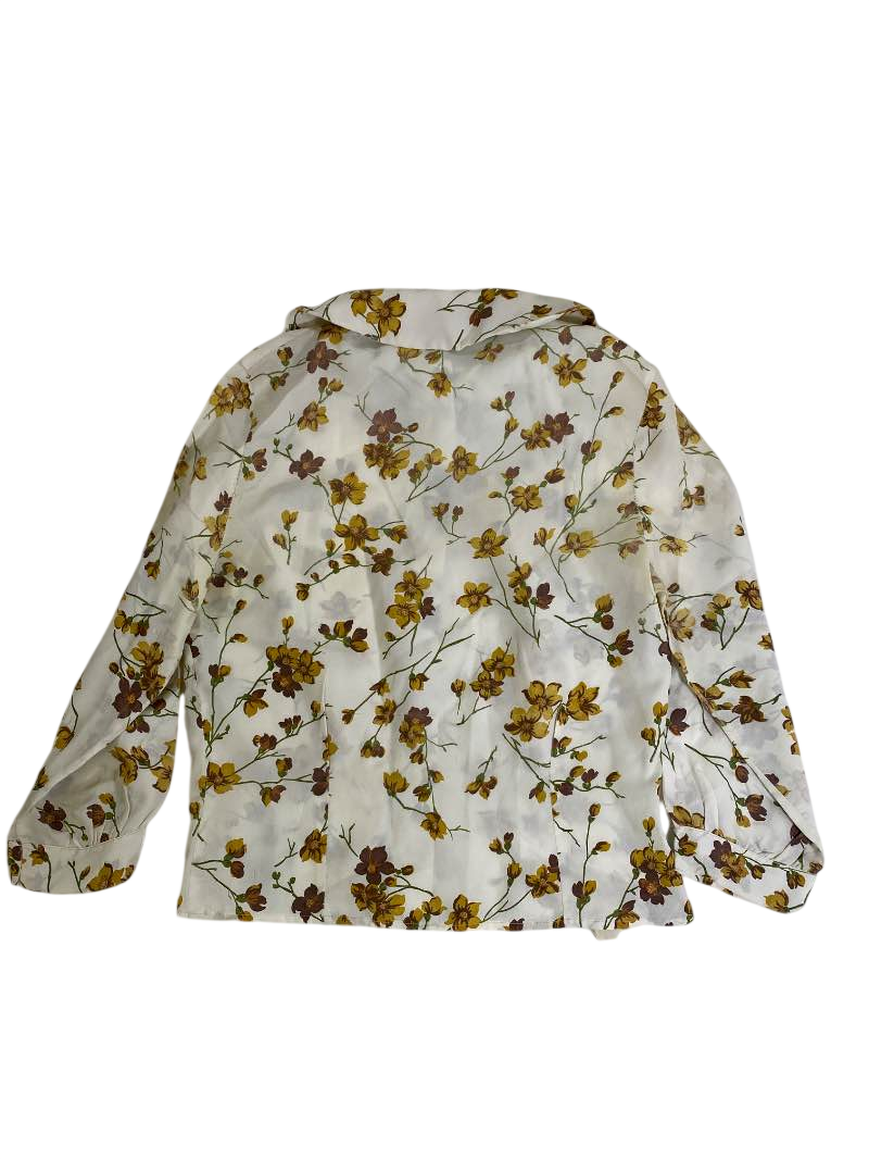 Diane Young Vintage Floral Blouse Vintage