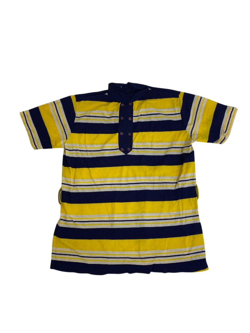 None Striped Pullover Shirt Vintage