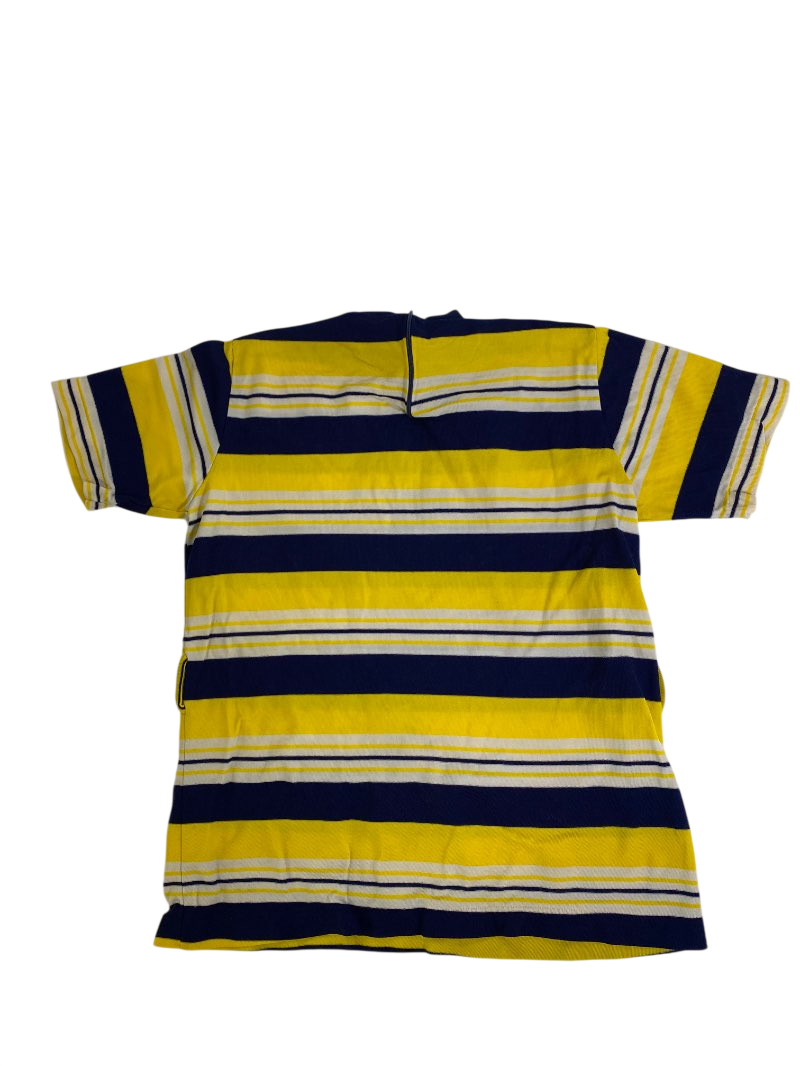 None Striped Pullover Shirt Vintage