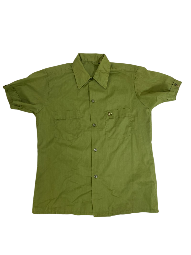 None Casual Button-Up Shirt Vintage