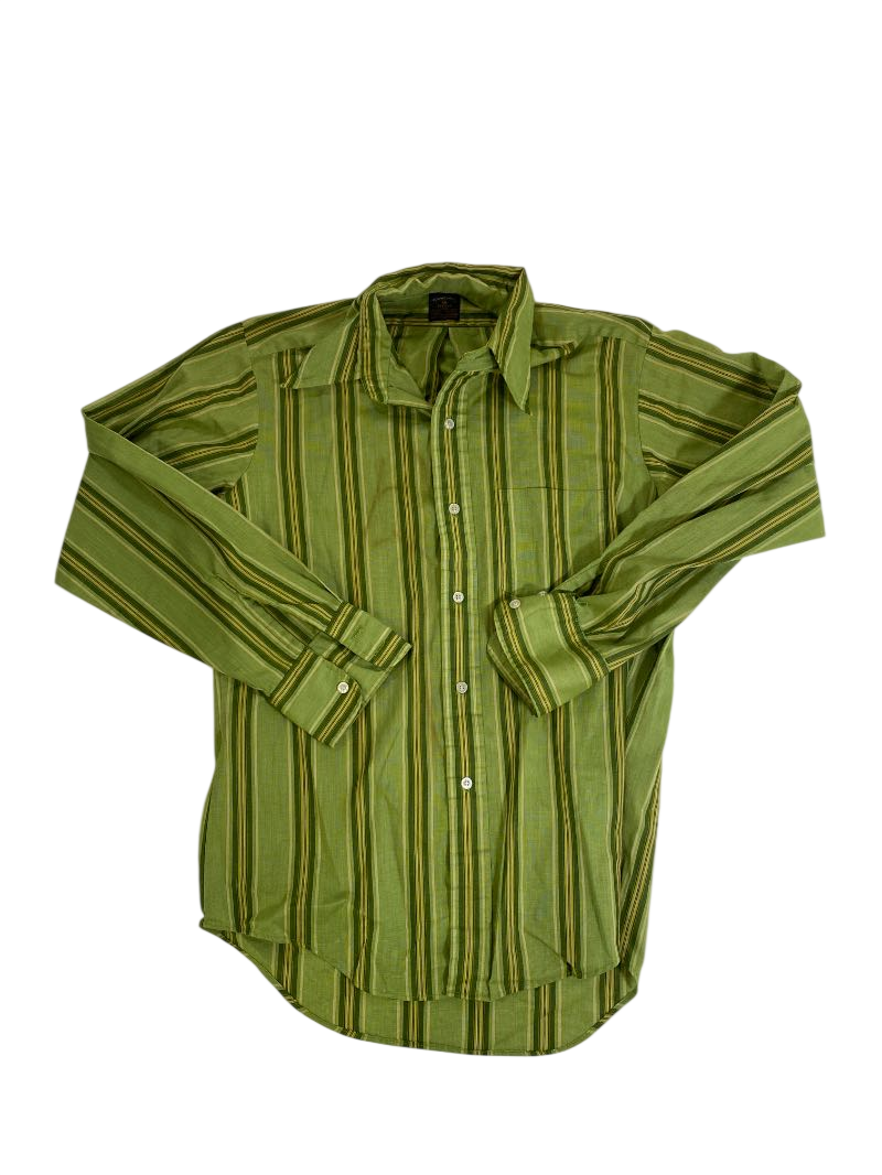Towncraft  Vintage Striped Button-Up Shirt Vintage