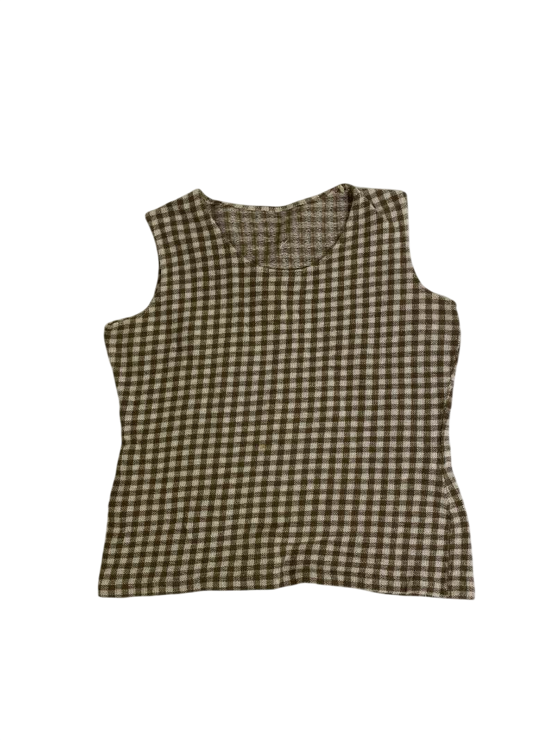 None Sleeveless Knit Top Vintage