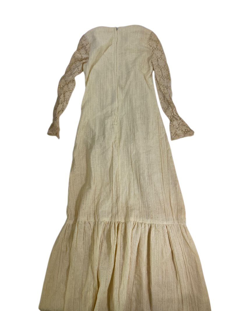 None Lace Prairie Dress Vintage