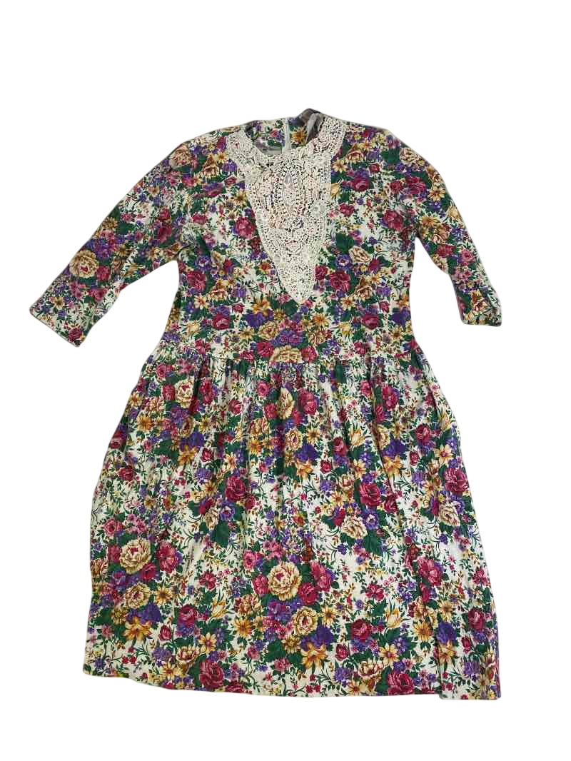 Allison J Vintage Floral Dress Vintage