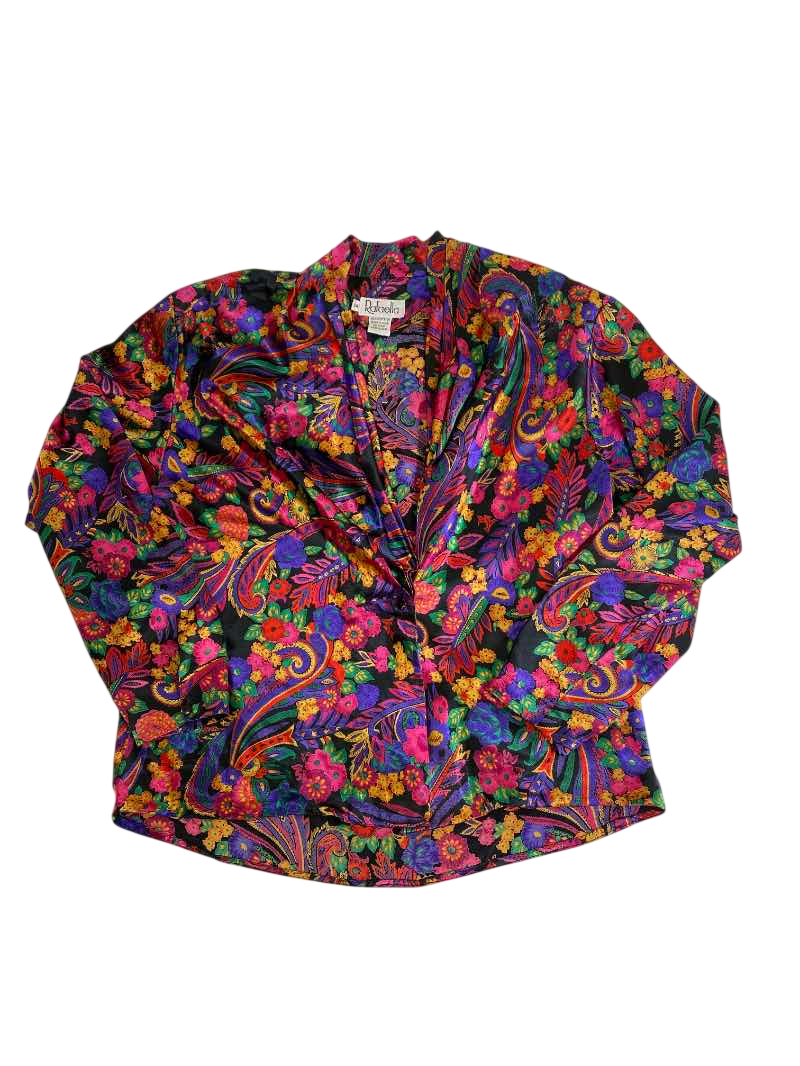 Rafaella  Floral Vintage Blazer Vintage