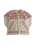 None Patterned Cardigan Vintage