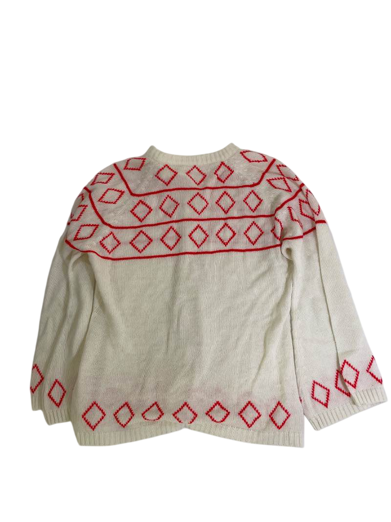None Patterned Cardigan Vintage