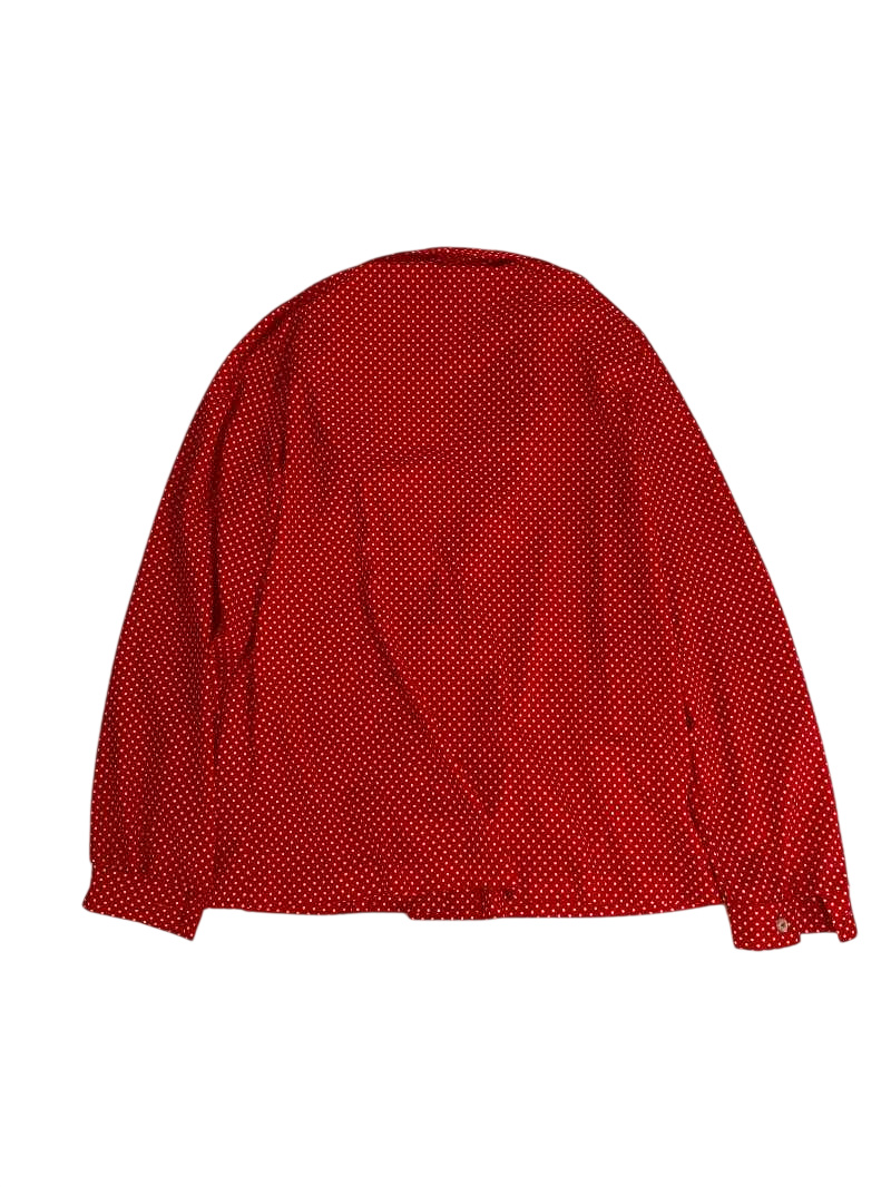 None Retro polka-dot blouse Vintage