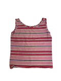 Queen Casuals  Striped Sleeveless Top Vintage
