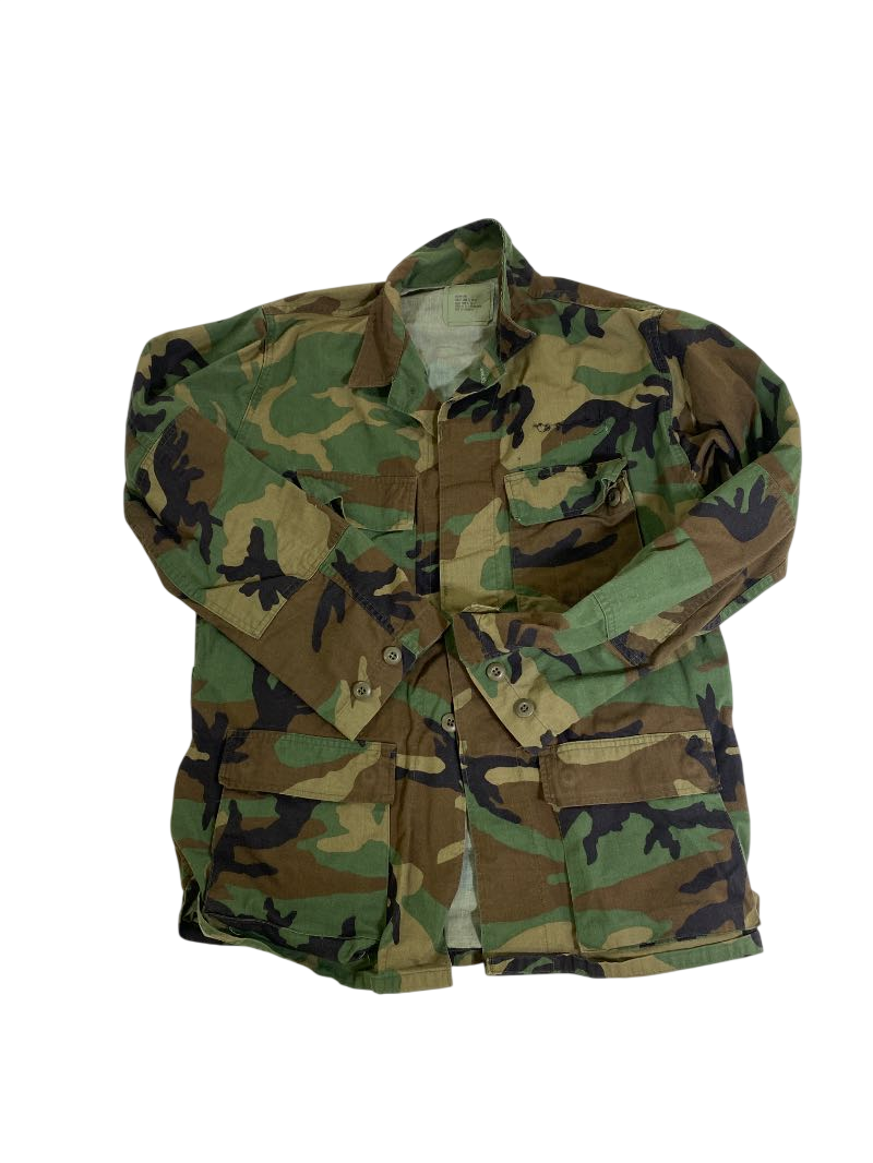 None Camouflage Military Jacket Vintage