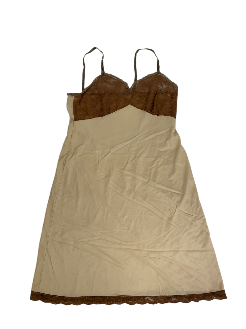 None Lace Slip Dress Vintage