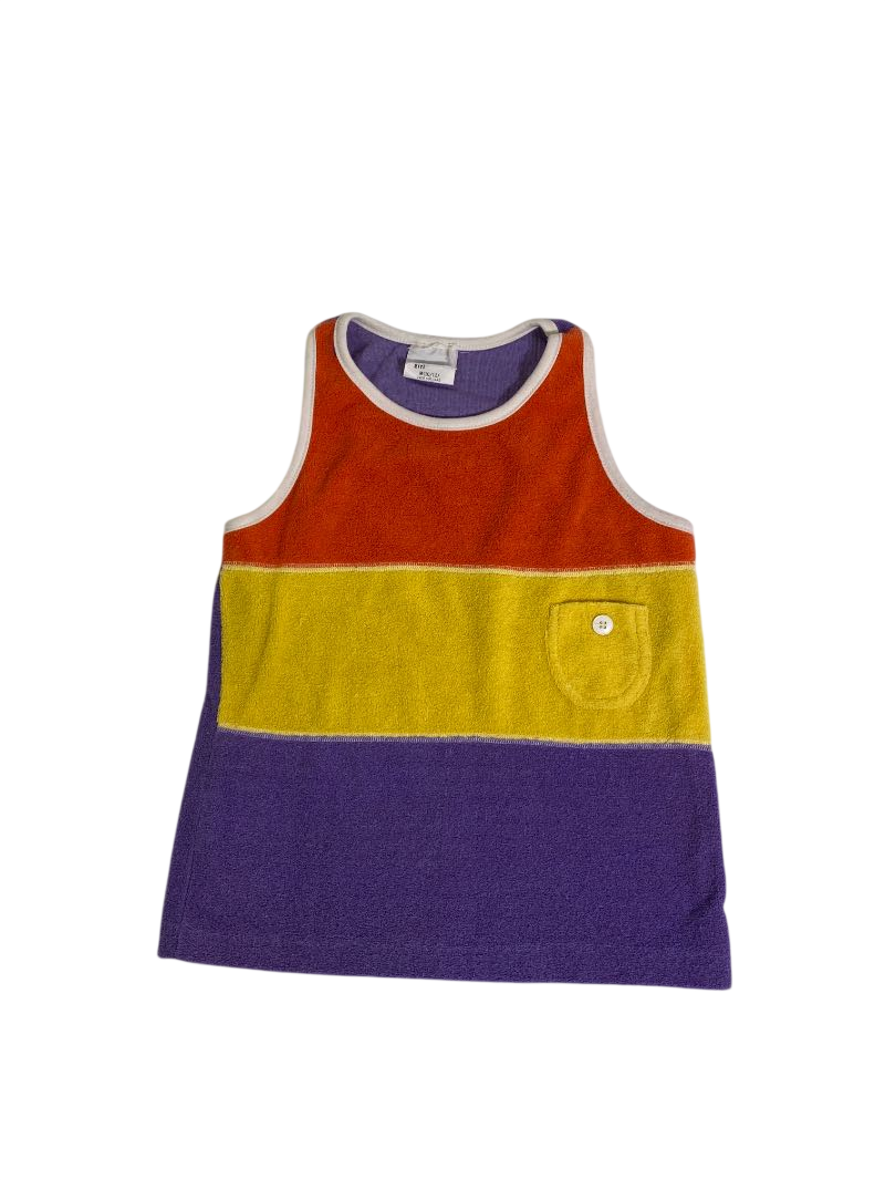 None Colorblock Tank Top Vintage
