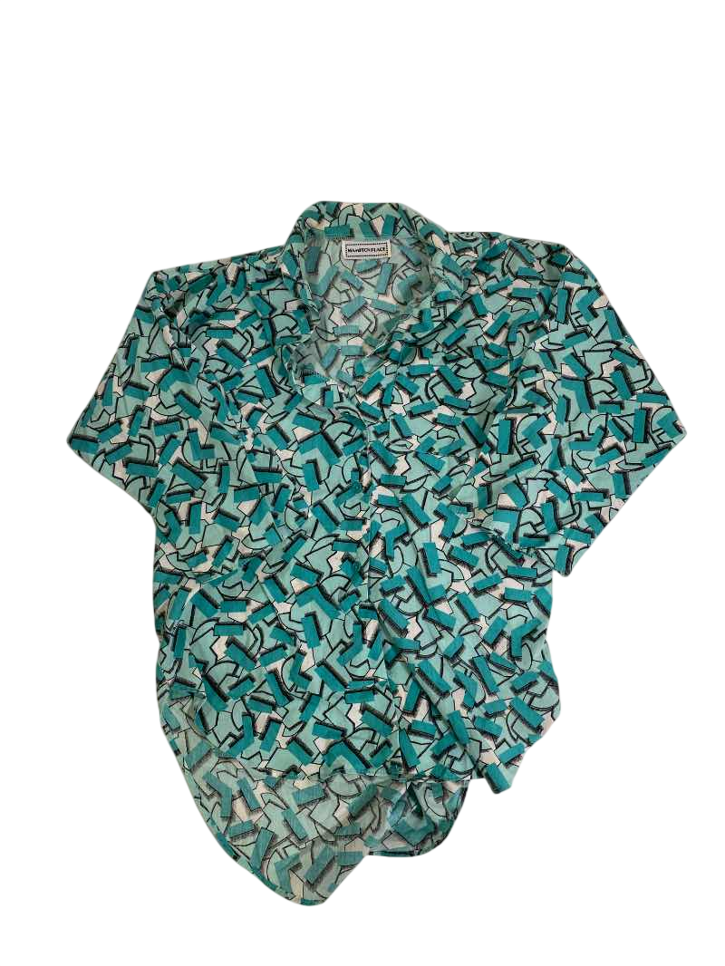 Hampton Place  Vintage Short-Sleeve Blouse Vintage