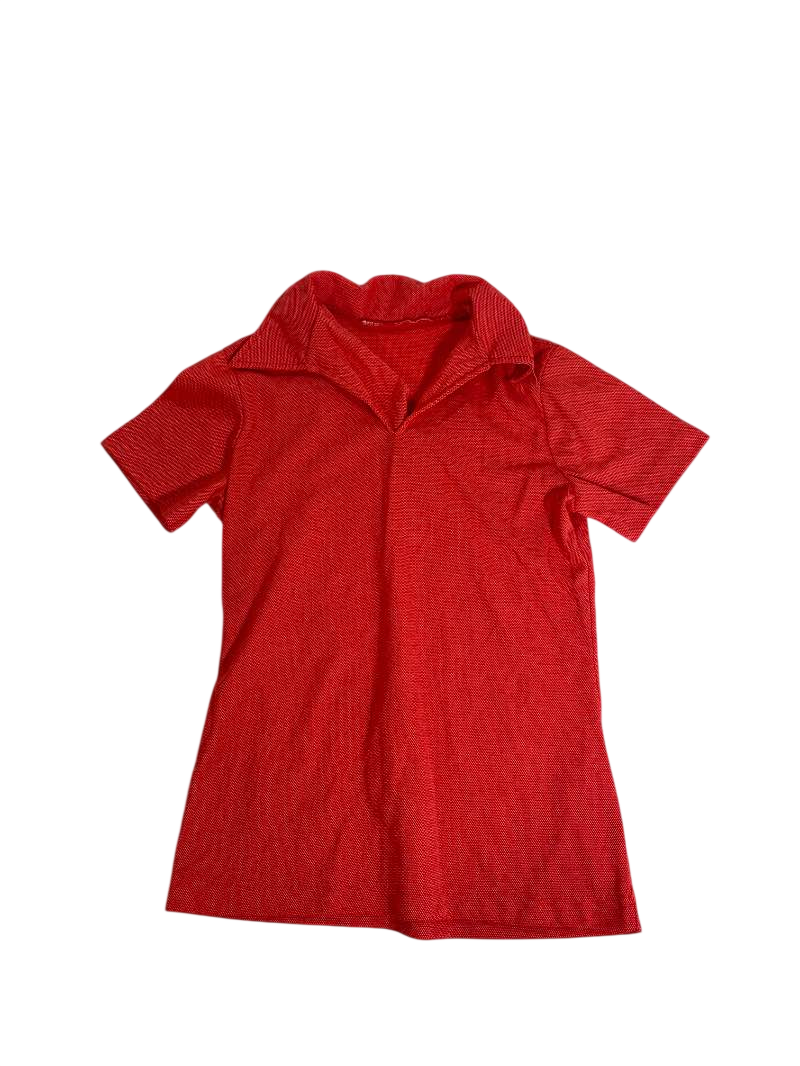 None Retro Polo Shirt Vintage