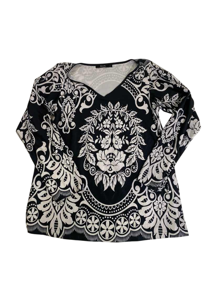 Sakurafina Vintage Printed Blouse Vintage