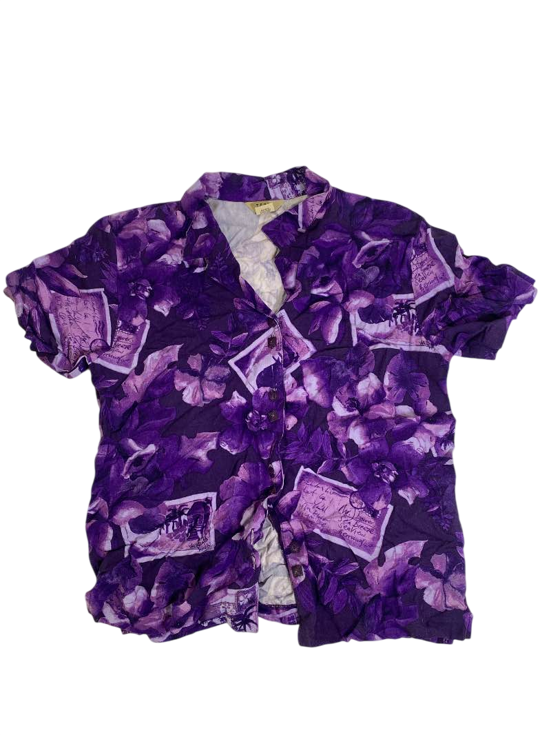 Teddi  Vintage Floral Blouse Vintage