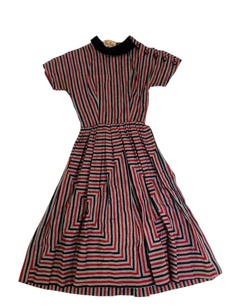 Minx Mode Striped Vintage Daydress Vintage