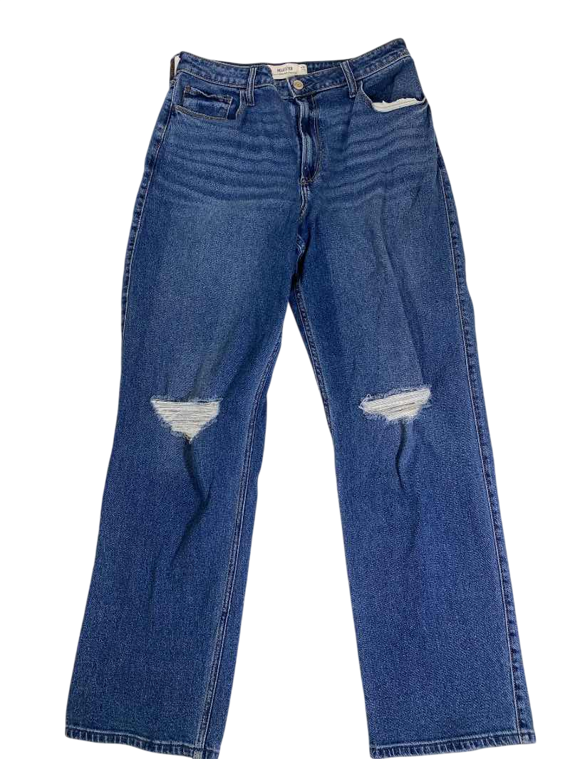 Hollister  Distressed Straight Leg Jeans