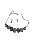None Statement Necklace and Earrings Jewelry