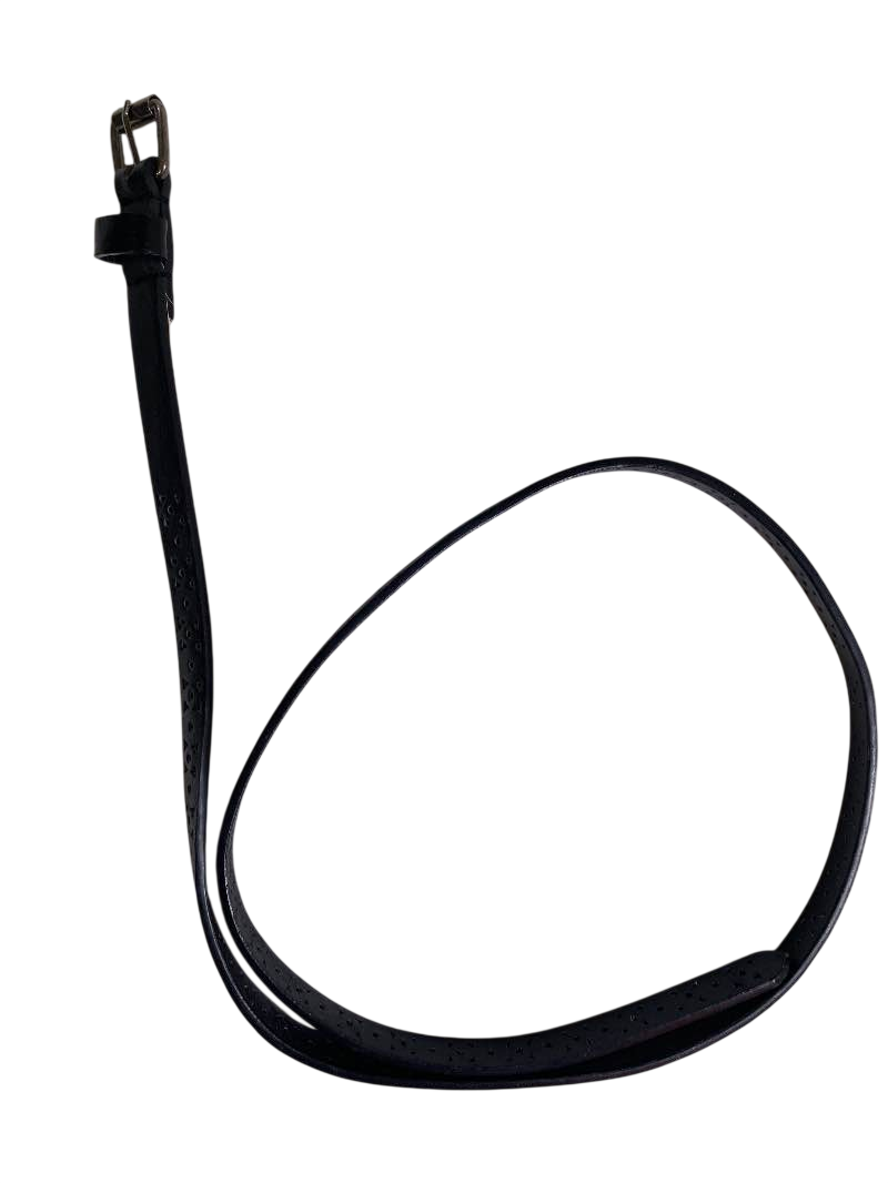 None Slim Leather Belt Accessories